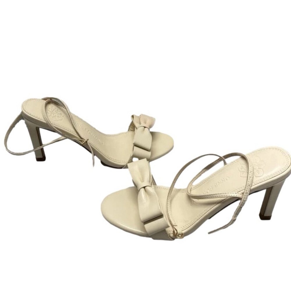 NEW ANNE FONTAINE Maria Heels – Women’s Size 7 (EU 37) – Almond – New